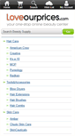 Mobile Screenshot of loveourprices.com
